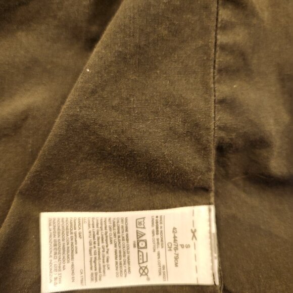 GAP Army Green Military Style Jacket w/Hood Women's Size Small - Picture 5 of 16